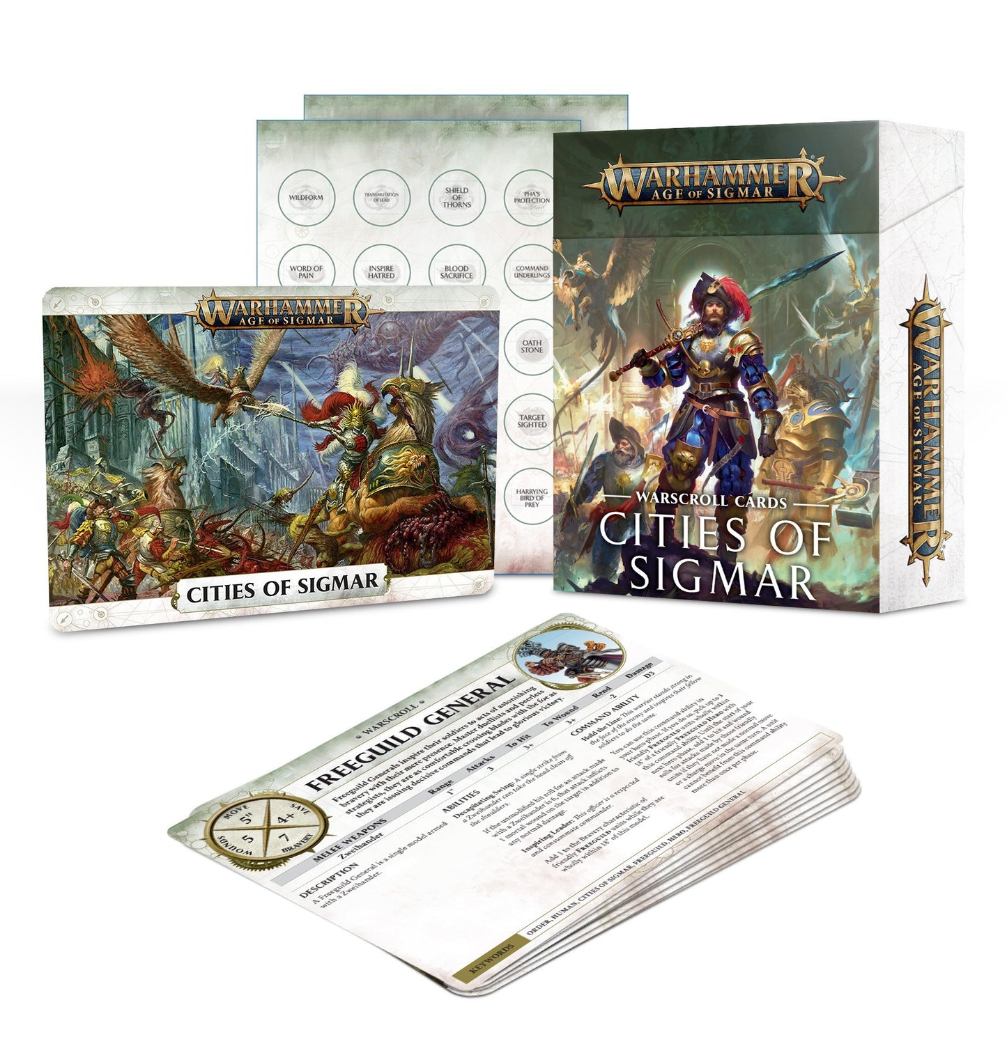 Warscroll Cards: Cities of Sigmar (Inglés)