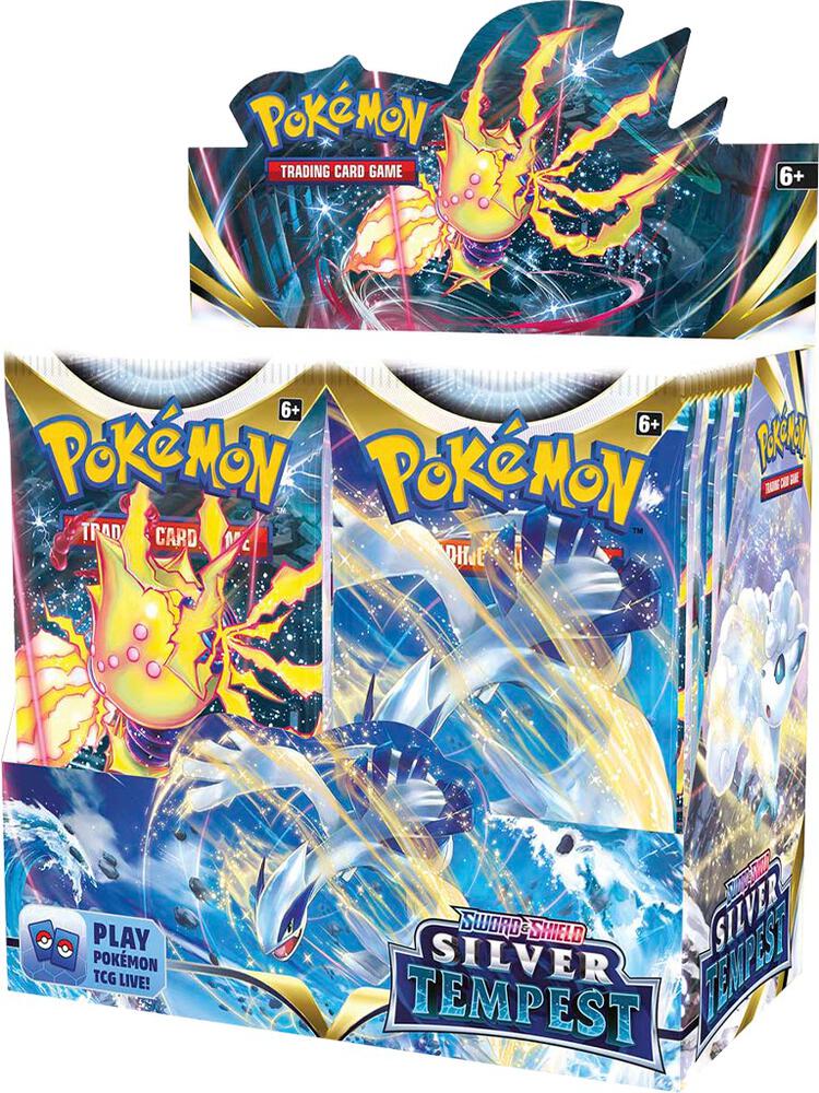 Pokémon TCG — Sword & Shield 12 Silver Tempest Booster Display — En Español