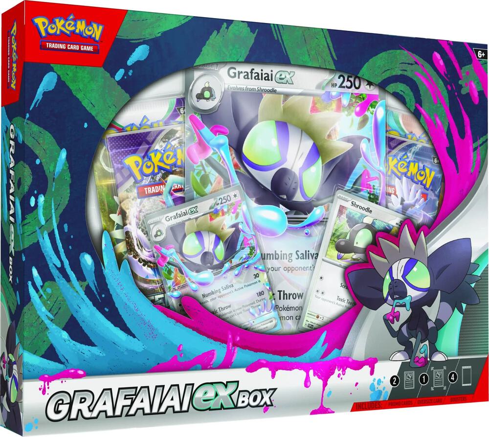 Pokémon TCG — Grafaiai ex Box — En Español