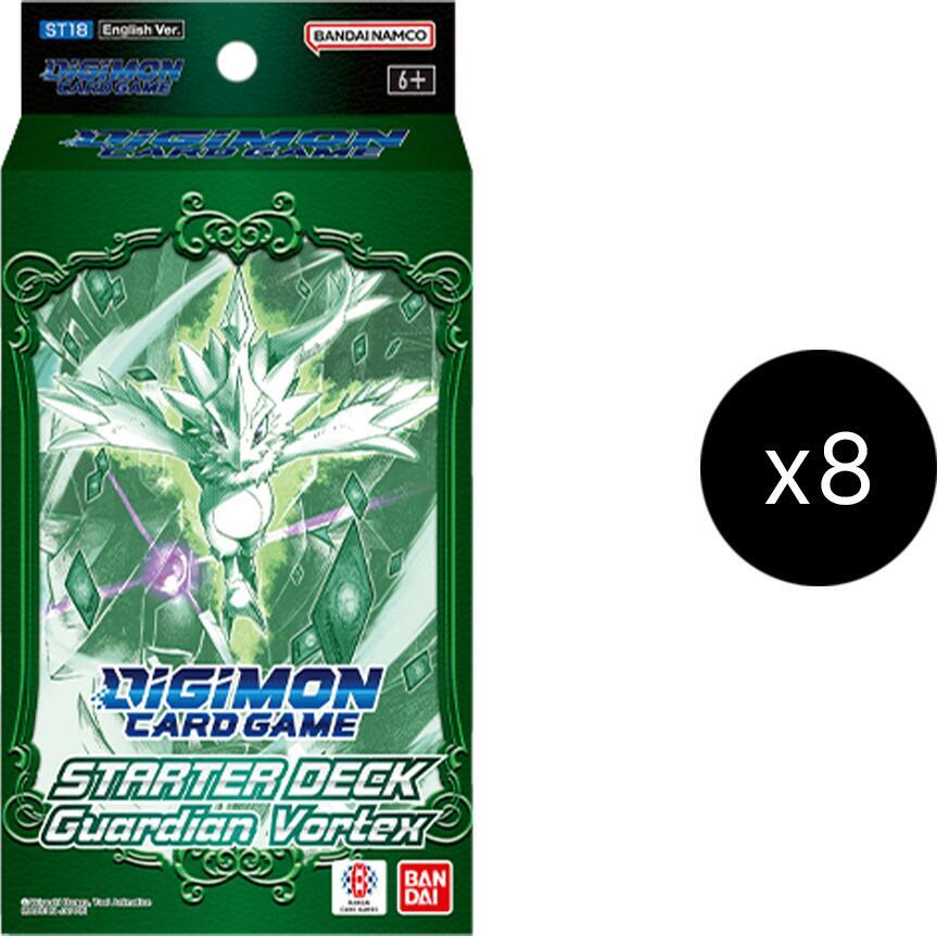 Digimon Card Game — Guardian Vortex Starter Display Box (ST-18)