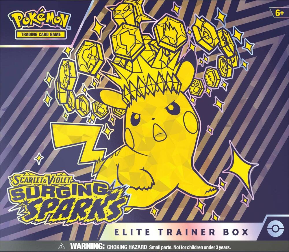 Pokémon TCG Surging Sparks — Elite Trainer Box — En Español