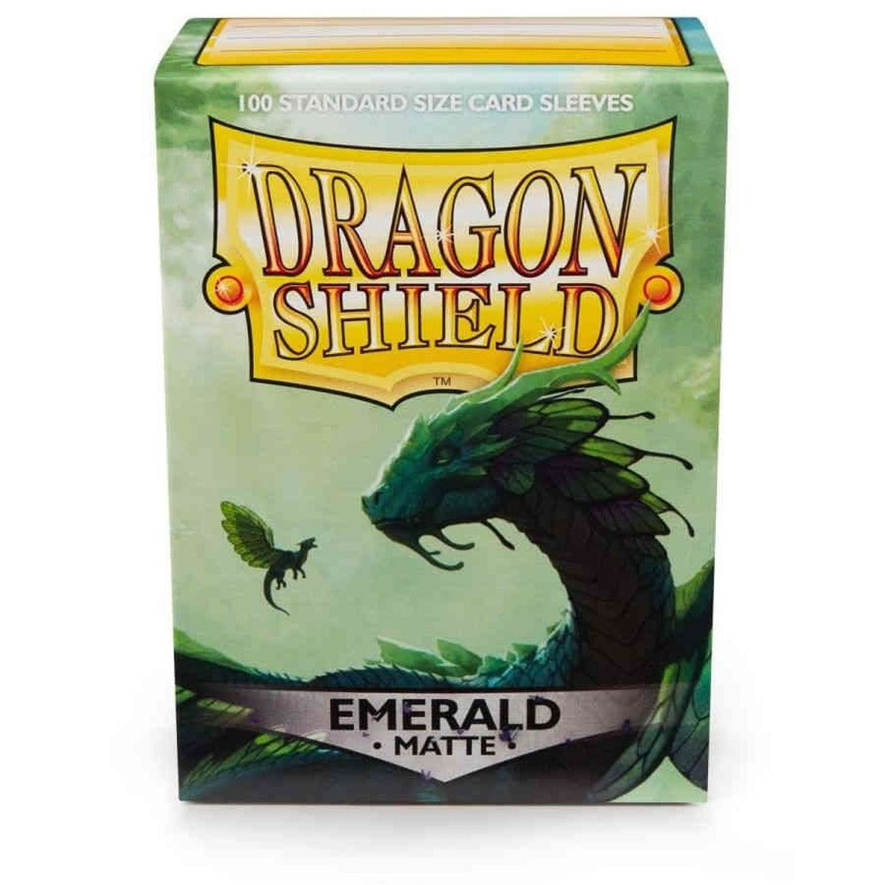 Dragon Shield Matte Sleeves — Emerald