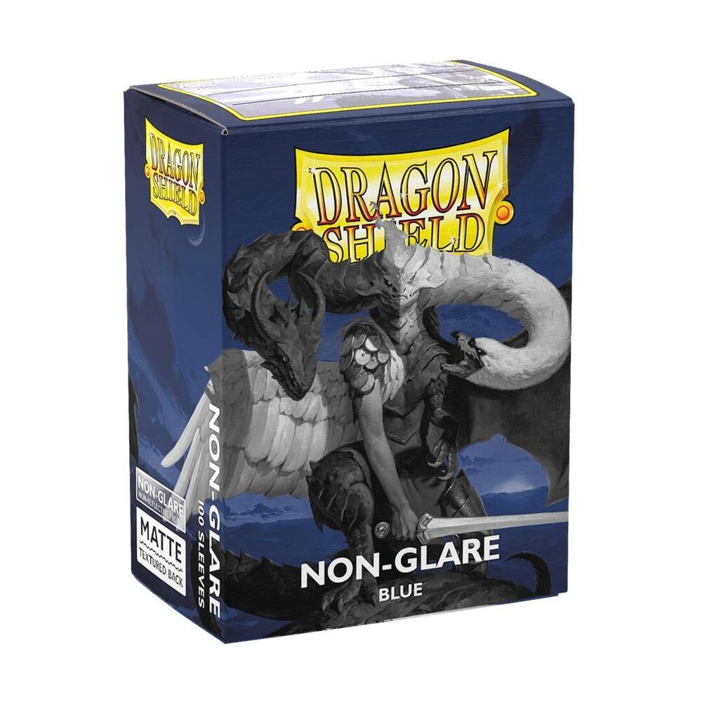 Dragon Shield Matte Non-Glare Sleeves — Blue