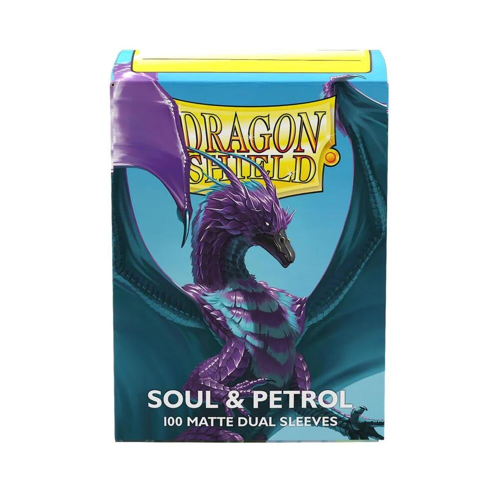 Dragon Shield Matte Dual Sleeves — Soul & Petrol