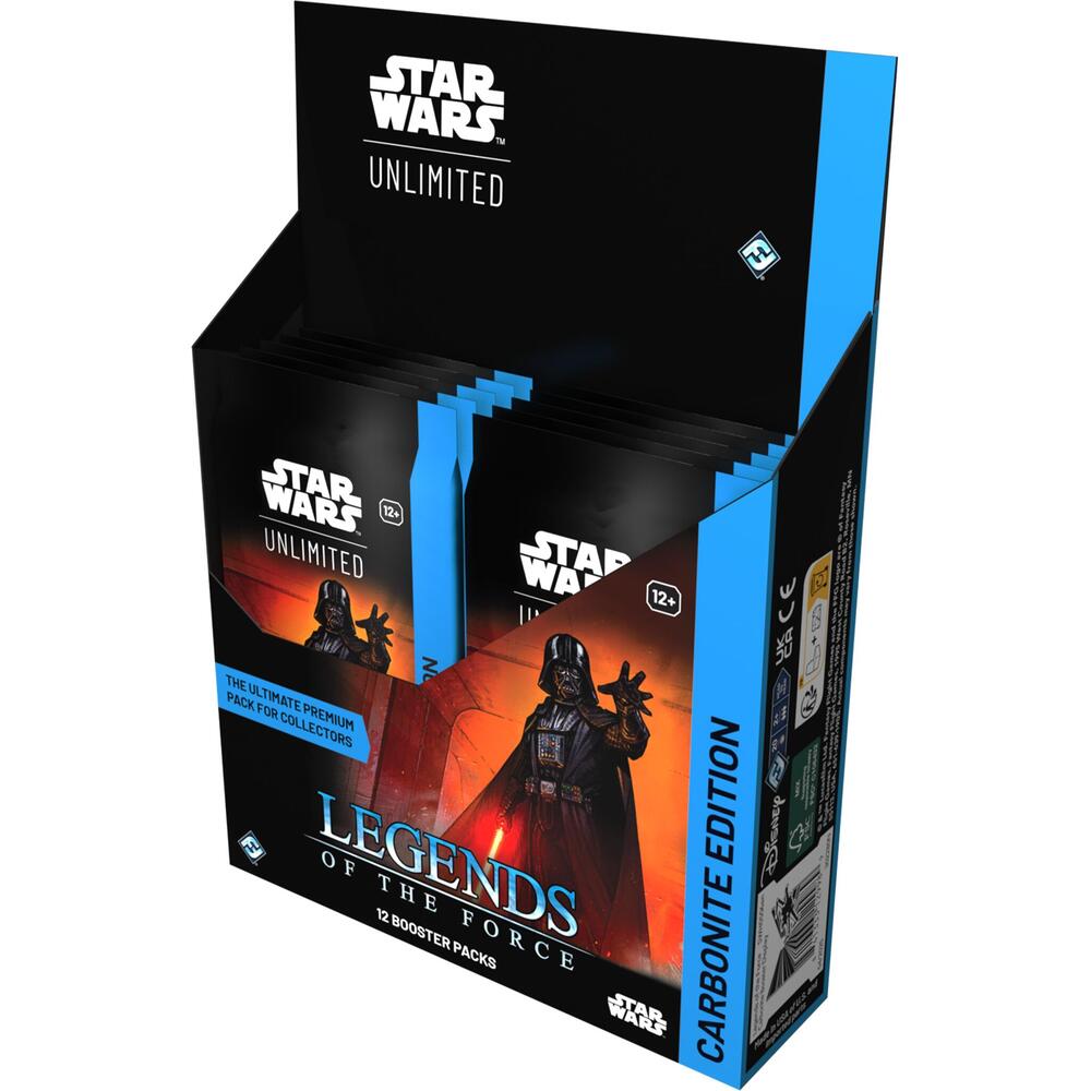 Star Wars Unlimited — Legends of the Force: Carbonite Booster Display (Inglés)