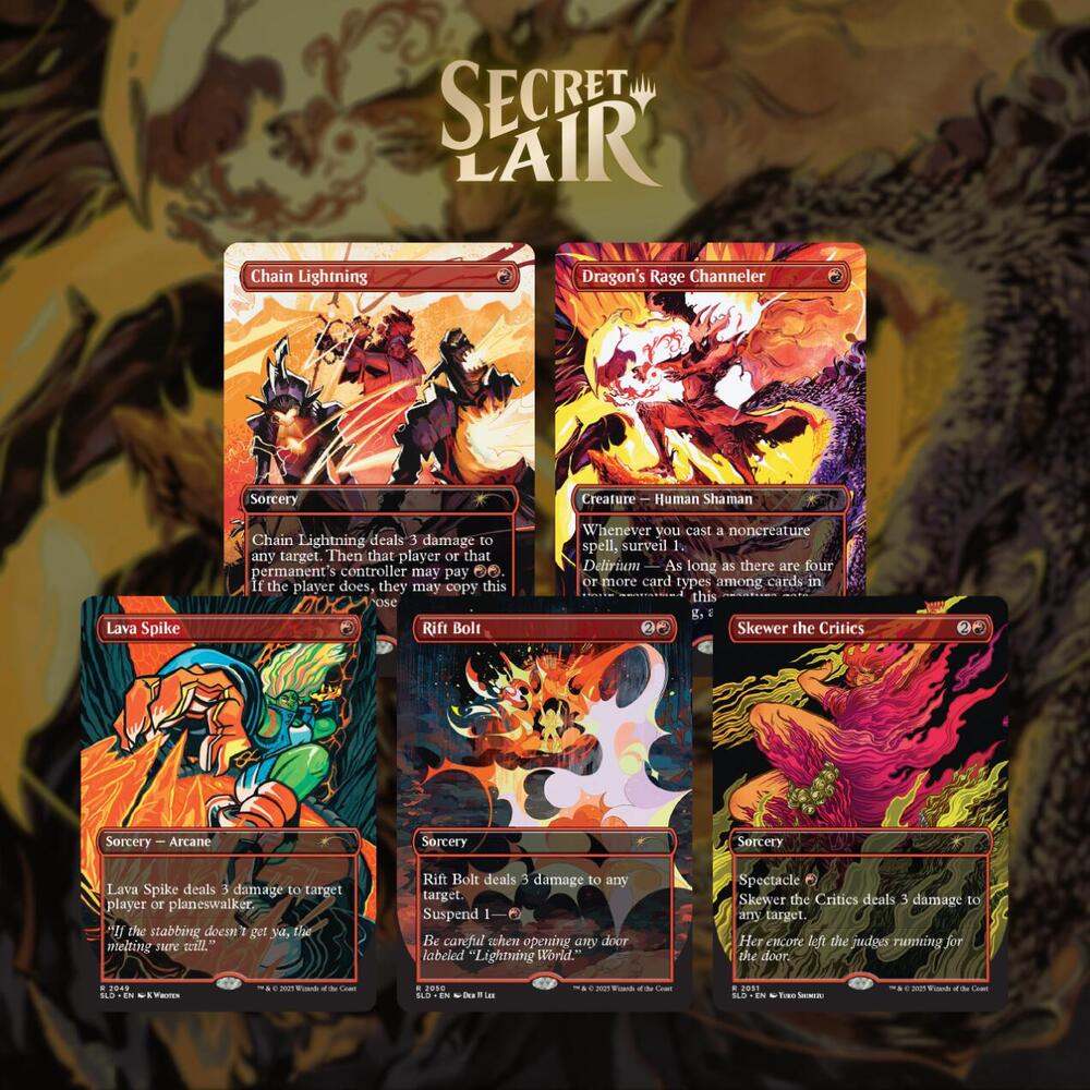 Magic Secret Lair: Everything is on Fire