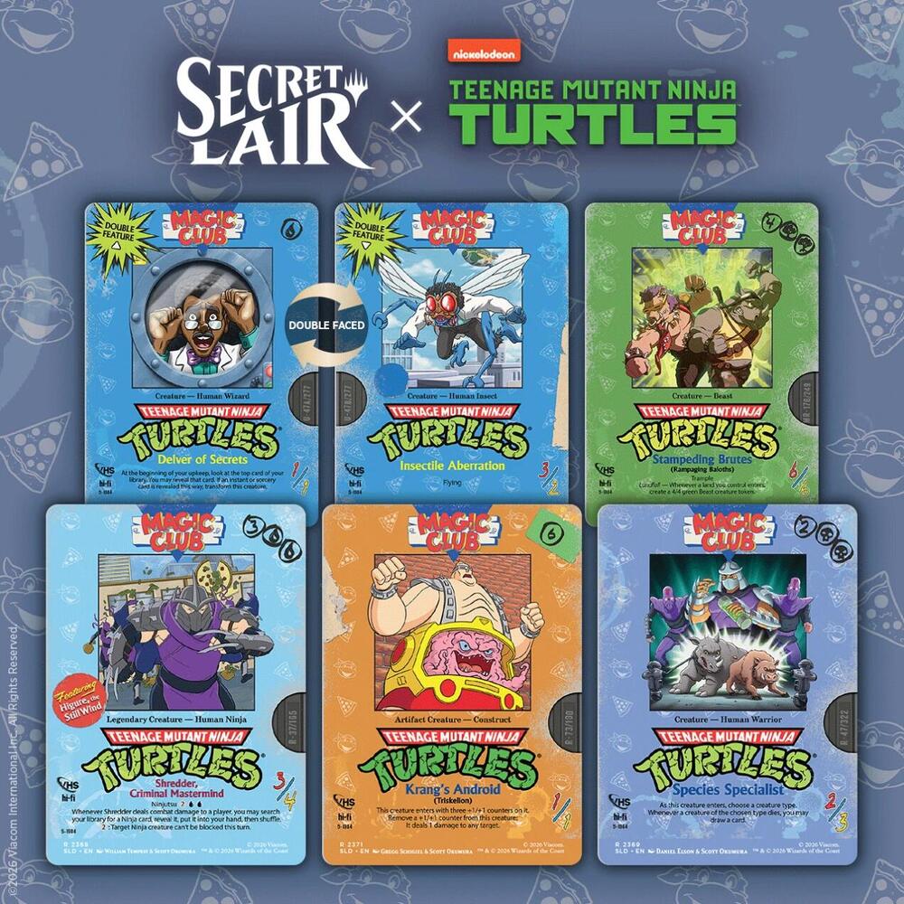 Magic Secret Lair: Teenage Mutant Ninja Turtles: VHS Villains