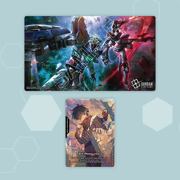 Gundam Card Game — Playmat & Card Set: Mobile Suit Gundam 00
