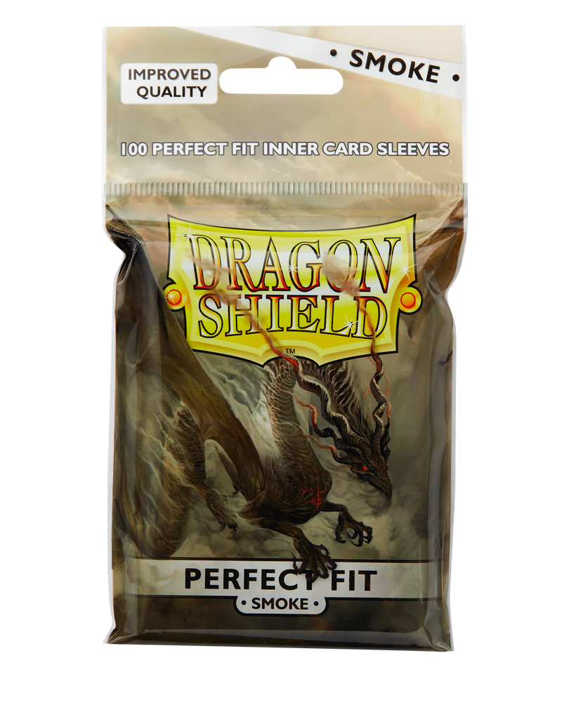 Dragon Shield Perfect Fit Sleeves — Smoke