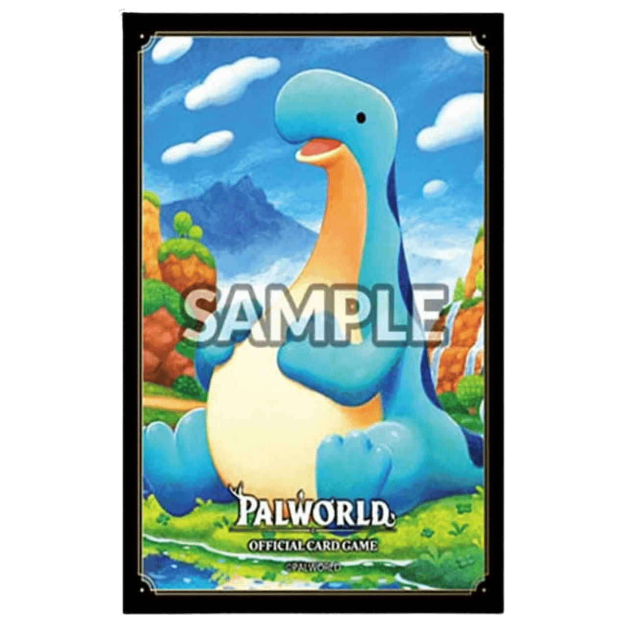 Card Sleeves: Bushi Supplies Card Sleeves- Palworld OCG- Relaxaurus- Hungry Gunner (75ct)