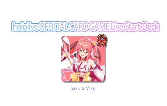Hololive OCG: Sakura Miko Live Start Deck
