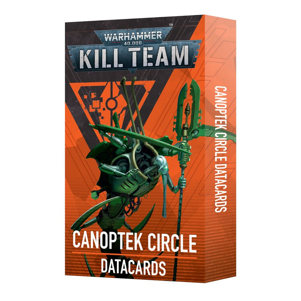 Necrons: Kill Team Canoptek Circle — Tarjetas de Datos