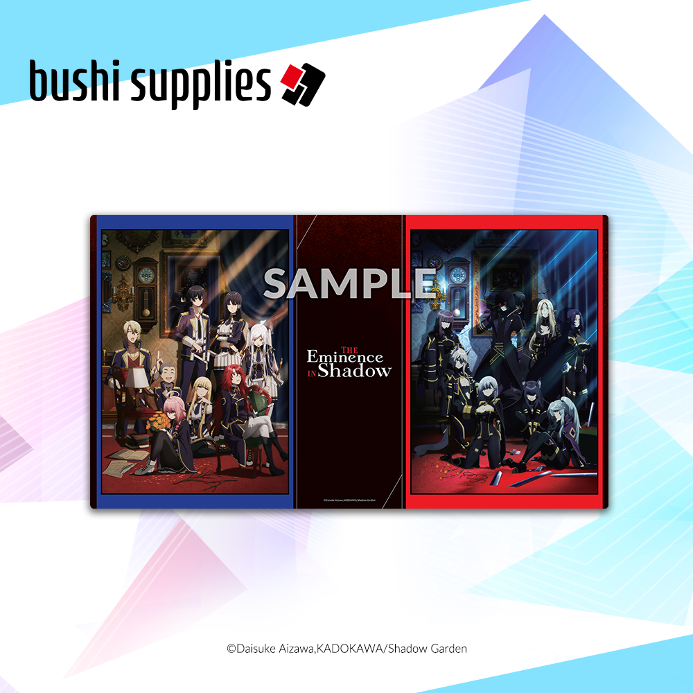 Playmat: Bushi Supplies Rubber Playmat- The Eminence in Shadow- Key Visual 2