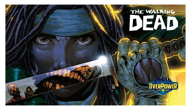 OverPower CCG: Skybound Premium Playmat- The Walking Dead- Michonne