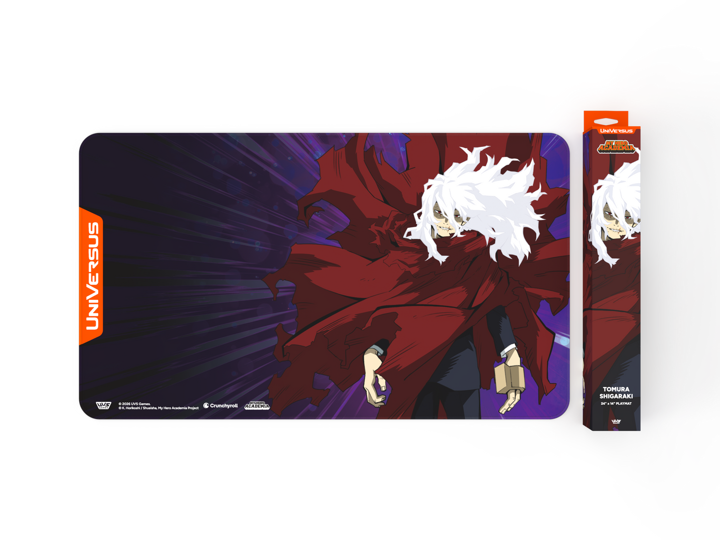 UniVersus — Set 9- My Hero Academia Final Battle Challenger Series- Tomura Shiguraki Playmat