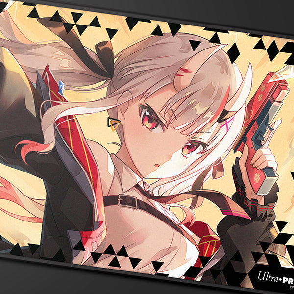 hololive OCG Playmat Nakiri Ayame Hololive Series 2 — detalle de la ilustración