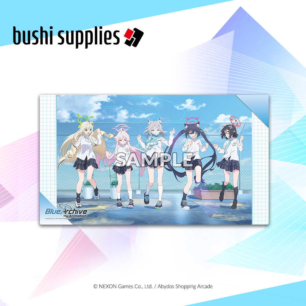 Playmat: Bushi Supplies Rubber Playmat- Blue Archive The Animation- Abydos' Foreclosure Task Force