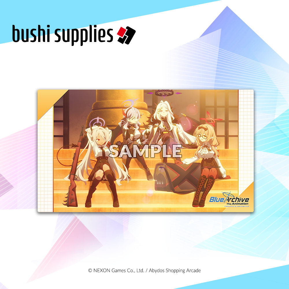 Playmat: Bushi Supplies Rubber Playmat- Blue Archive The Animation- Gehenna's Prefect Team