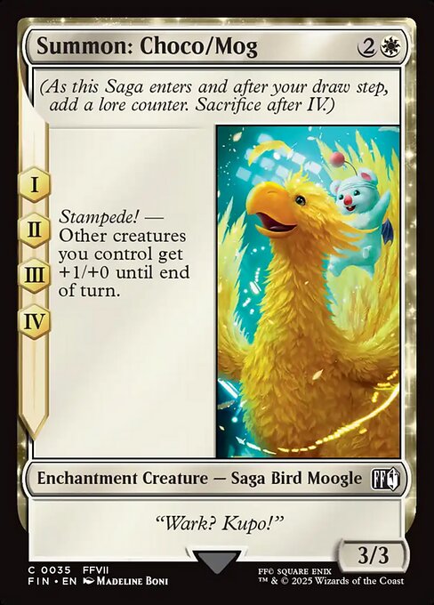 Summon: Choco/Mog #35 [FIN] [ENG] NM Foil