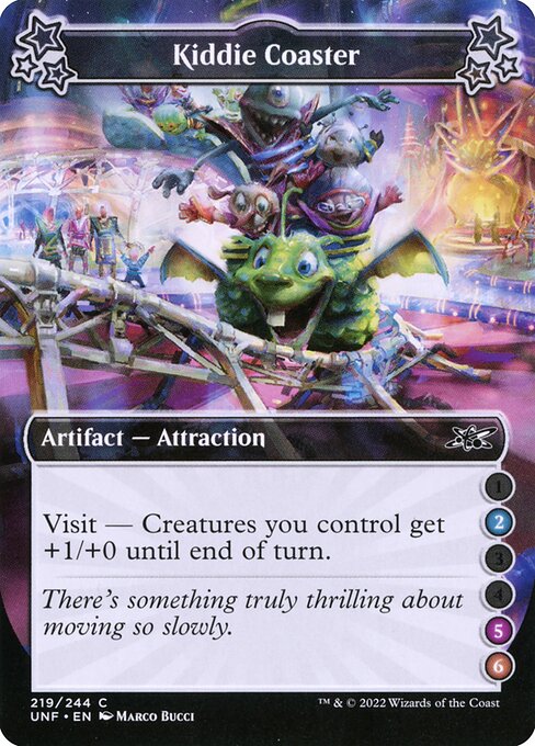 Kiddie Coaster #219c [UNF] [ENG] NM Foil