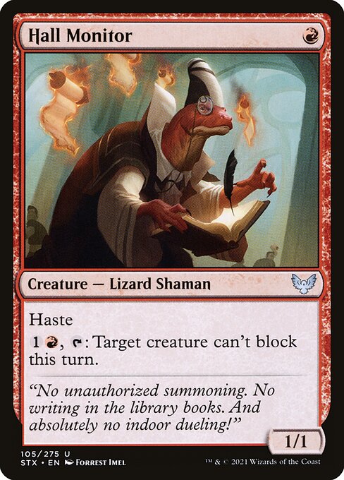 Hall Monitor #105 [STX] [ENG] NM