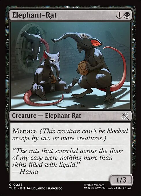 Elephant-Rat #228 [TLE] [ENG] NM Foil