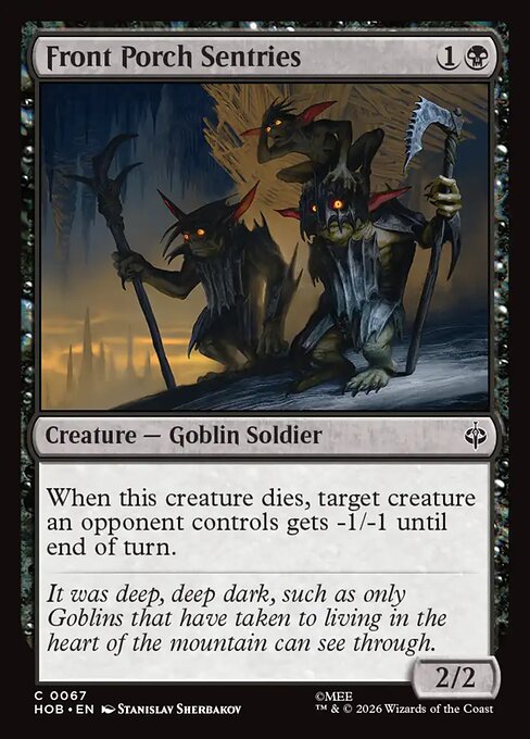 Front Porch Sentries #67 [HOB] [ENG] NM Foil