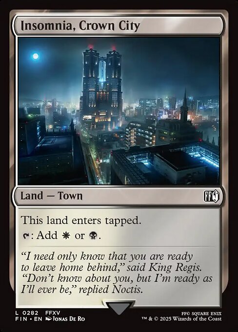 Insomnia, Crown City #282 [FIN] [ENG] NM Foil