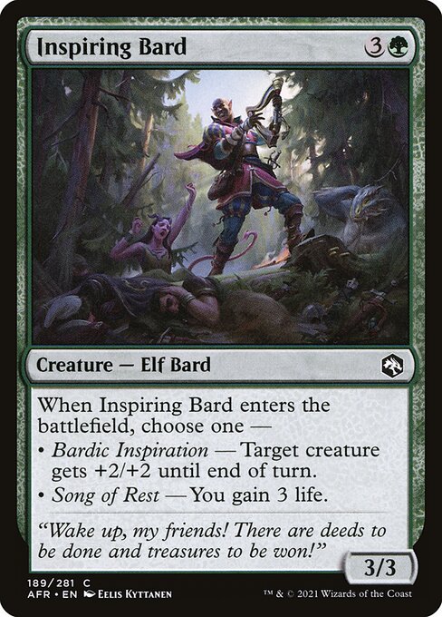 Inspiring Bard #189 [AFR] [ENG] NM