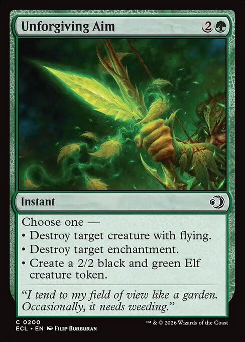 Unforgiving Aim #200 [ECL] [ENG] NM