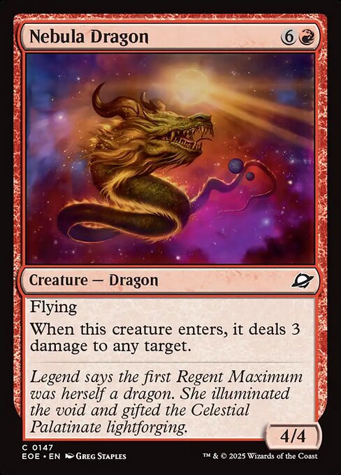 Nebula Dragon #147 [EOE] [ENG] NM Foil