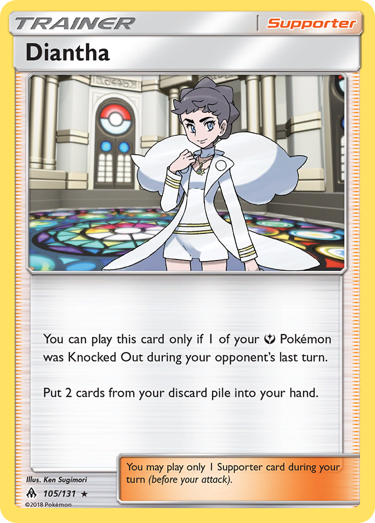 Diantha #105 [SM6] [ESP] NM Holo Pokeball