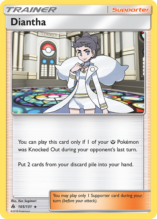 Diantha #105 [SM6] [ESP] NM Holo Pokeball