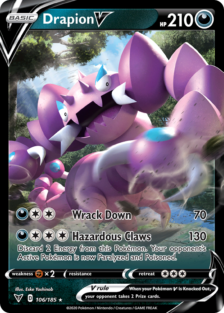 Drapion V #106 [SWSH4] [ENG] NM Holo