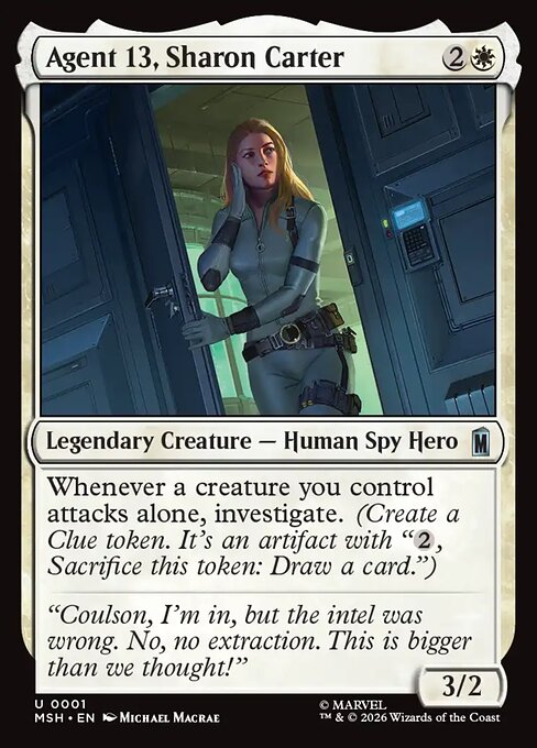 Agent 13, Sharon Carter #1 [MSH] [ENG] NM