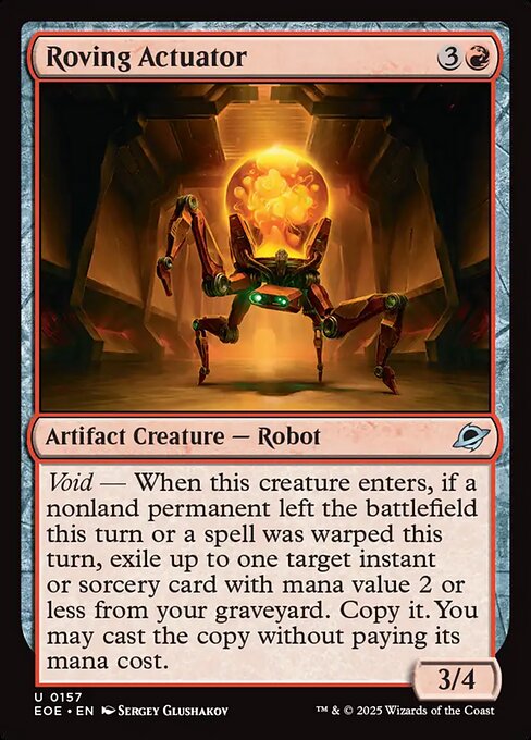Roving Actuator #157 [EOE] [ENG] NM Foil
