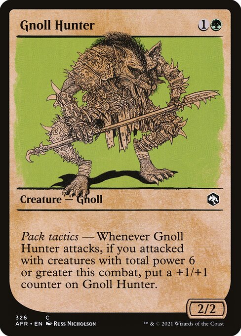 Gnoll Hunter #326 [AFR] [ENG] NM