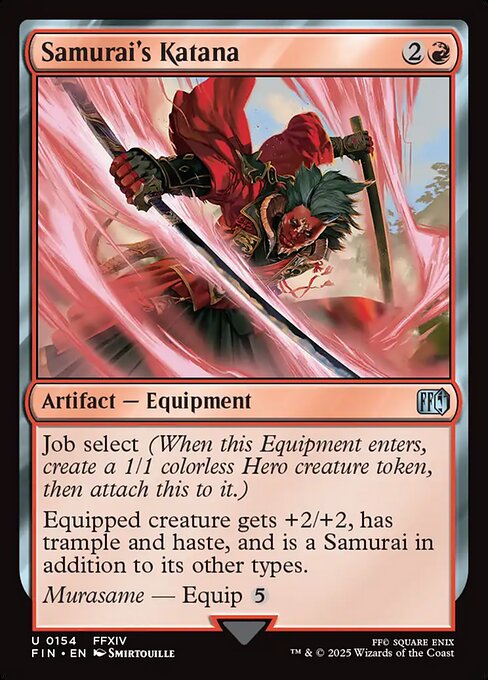 Samurai's Katana #154 [FIN] [ENG] NM Foil