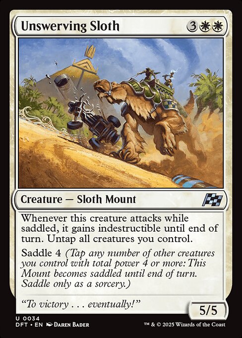 Unswerving Sloth #34 [DFT] [ENG] NM