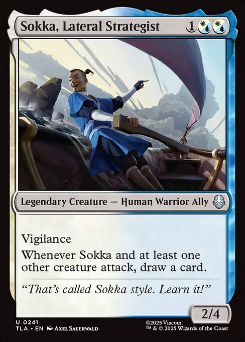 Sokka, Lateral Strategist #241 [TLA] [ENG] NM