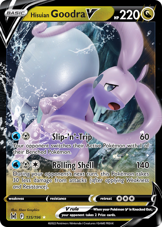 Hisuian Goodra V #135 [SWSH11] [ESP] NM Holo