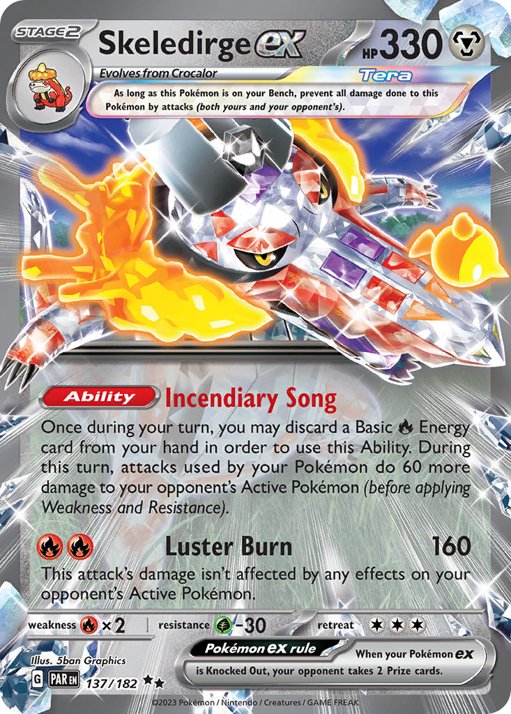 Skeledirge ex #137 [SV4] [ENG] NM Holo