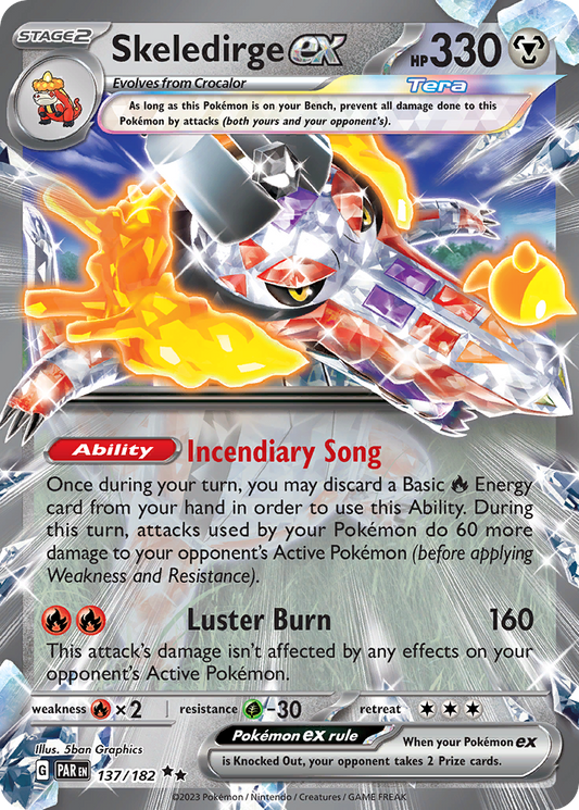 Skeledirge ex #137 [SV4] [ENG] NM Holo