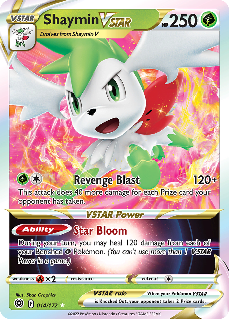 Shaymin VSTAR #14 [SWSH9] [ESP] NM Holo (Play Pokémon)