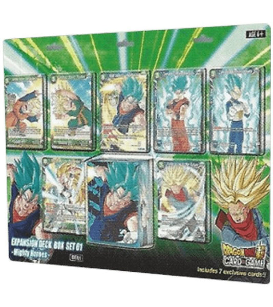 Dragon Ball Super Masters — Masters Expansion Deck Box 01 - Mighty Heroes (BE01)
