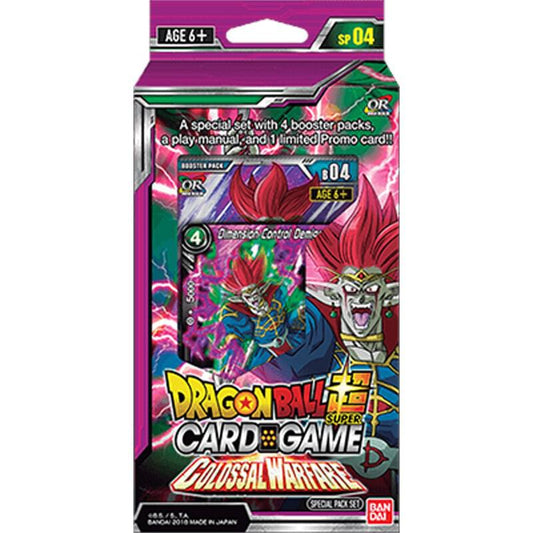 Dragon Ball Super Masters — Special Pack Set Display - Colossal Warfare (SP04)