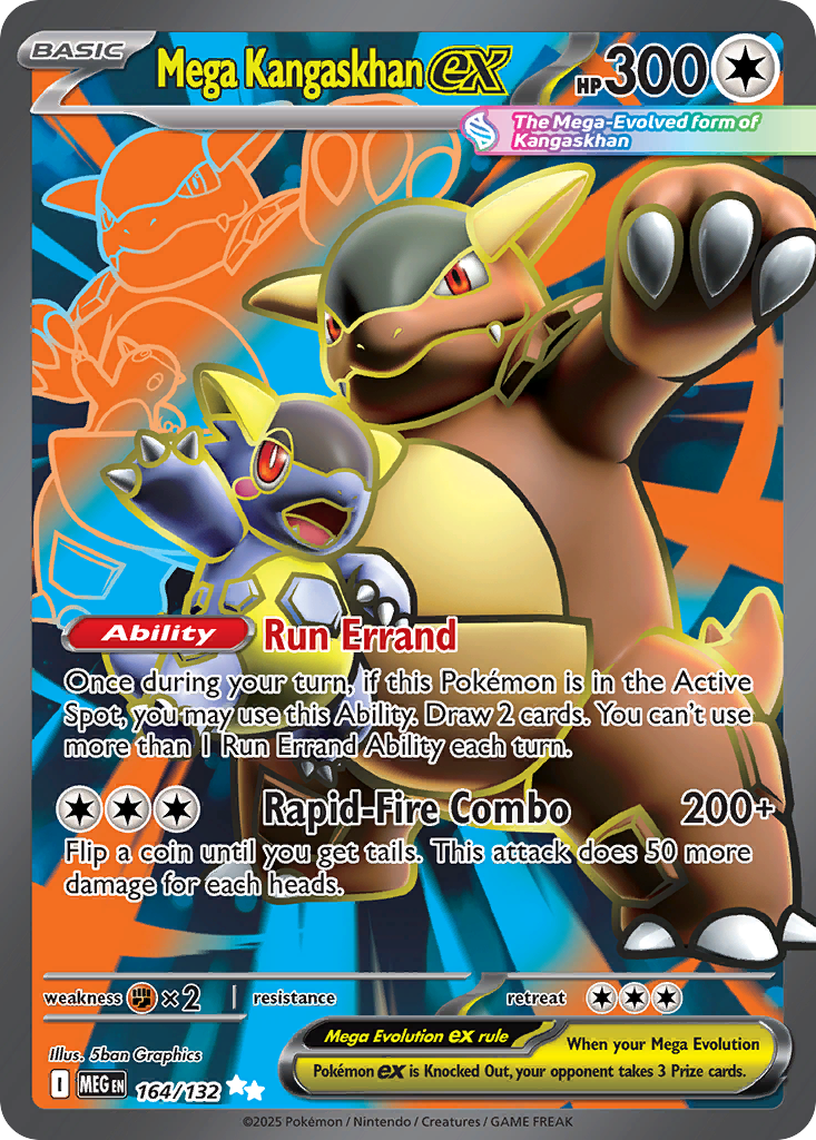 Mega Kangaskhan ex #164 [ME1] [ENG] NM Holo