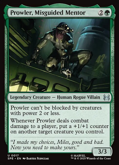 Prowler, Misguided Mentor #17 [SPE] [ENG] NM Foil
