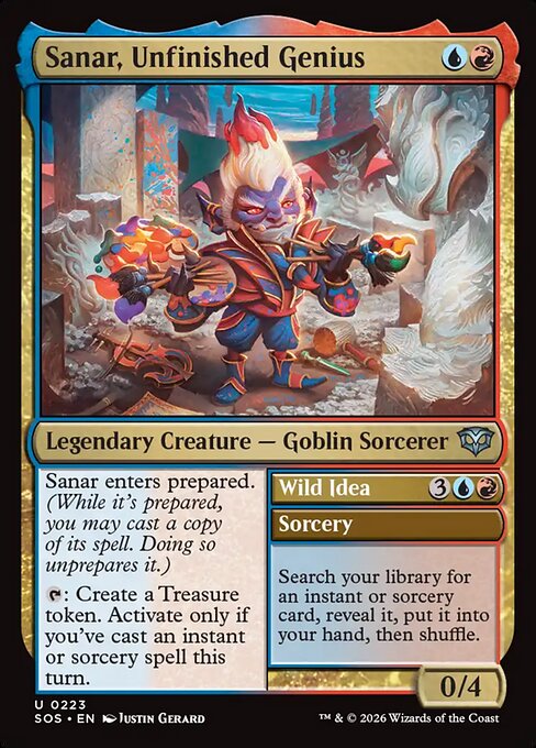 Sanar, Unfinished Genius // Wild Idea #223 [SOS] [ENG] NM