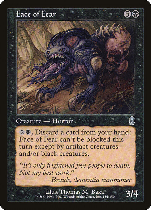 Face of Fear #134 [ODY] [ENG] NM Foil